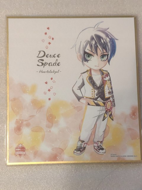 Shikishi Twisted Wonderland - Deuce Spade Shikishi Twisted Wonderland - Deuce Spade