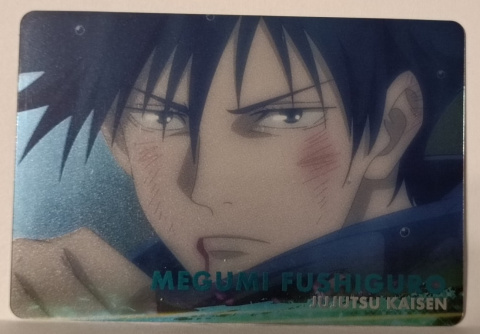 Metalic Card Jujutsu Kaisen #3 Fushiguro Megumi Metalic Card Jujutsu Kaisen #3 Fushiguro Megumi