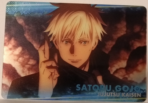 Metalic Card Jujutsu Kaisen #23 Gojo Satoru Metalic Card Jujutsu Kaisen #23 Gojo Satoru