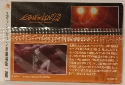 Wafer Card Evangelion 2509677 #S-21 Wafer Card Evangelion 2509677 #S-21