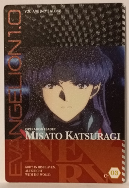 Wafer Card Evangelion 2092242 #C-03 Misato Katsuragi