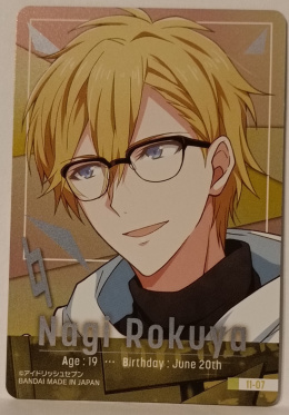 Wafer Card IDOLiSH7 11-07 Nagi Rokuya