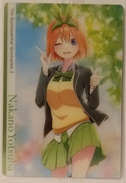 Wafer Card Gotoubun no Hanayome 2574551 C-04 Yotsuba