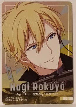 Wafer Card IDOLiSH7 11-35 Nagi Rokuya