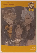 Metalic Card Twisted Wonderland J1-12 Savanaclaw