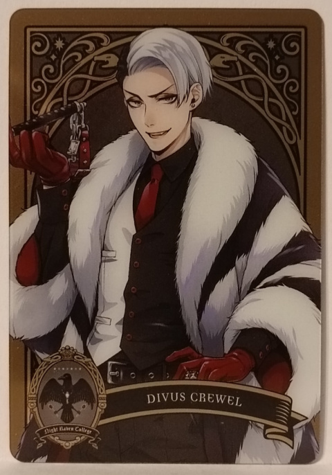 Metalic Card Twisted Wonderland J1-18 Divus Crewel