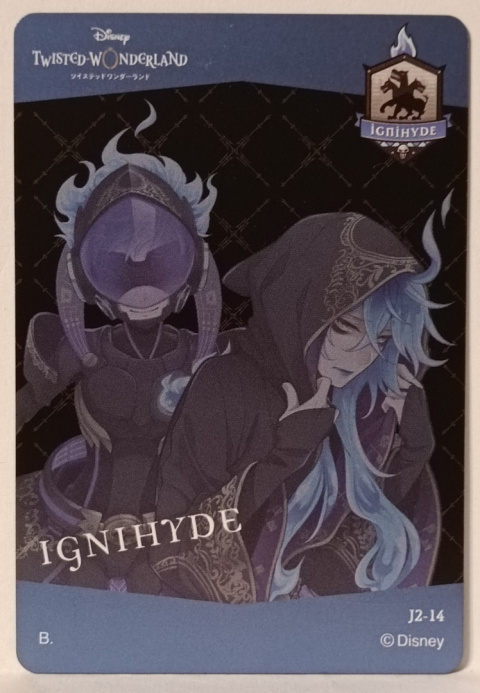 Metalic Card Twisted Wonderland J2-14 Ignihyde Metalic Card Twisted Wonderland J2-14 Ignihyde