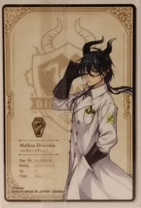 Wafer Card Twisted Wonderland 2554046 #No.19 Malleus Draconia Wafer Card Twisted Wonderland 2554046 #No.19 Malleus Draconia