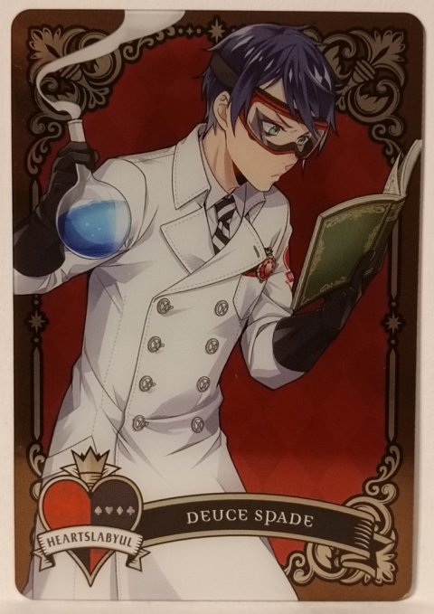 Metalic Card Twisted Wonderland P3-03 Deuce Spade Metalic Card Twisted Wonderland P3-03 Deuce Spade